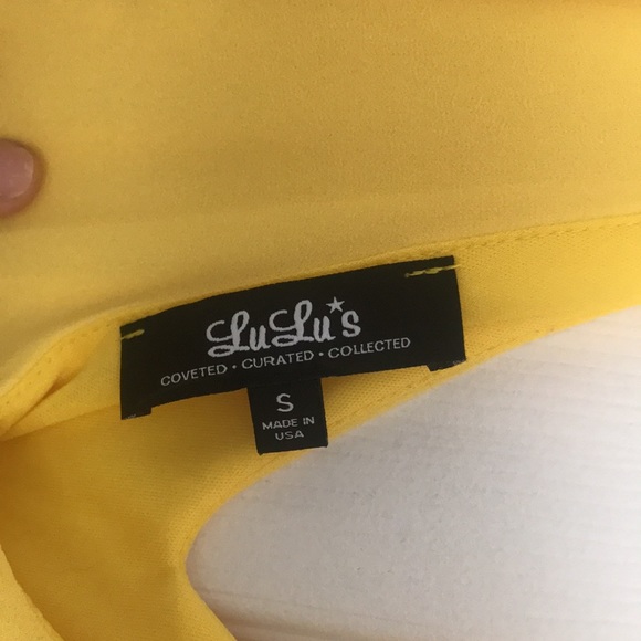 Lulus yellow dress - Picture 4 of 4